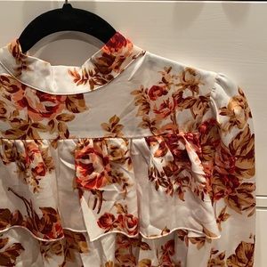NEVER WORN long sleeve printed dress